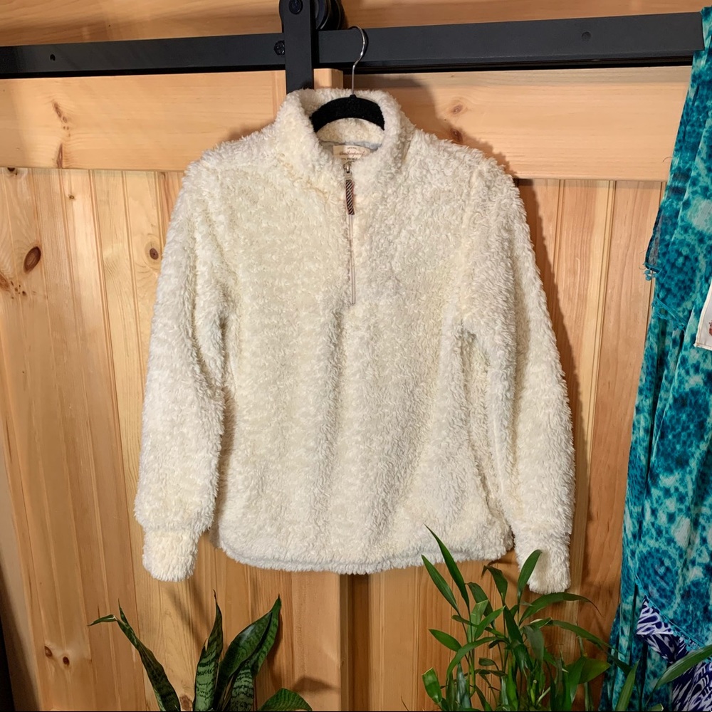 Soft Sherpa Pullover Sweatshirt